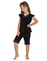 Шорты Bamboo для девочки Черный