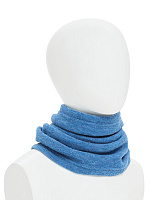 Ультратеплый шарф-трансформер серии "-60⁰С" Джинс меланж