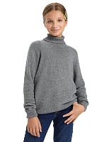 Cвитер Cashmere&Merino blend подростковый Серый меланж