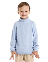 Cвитер СashmereMerino blend детский для мальчиков Бледно-голубой