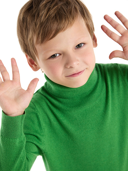 Свитер Cash Touch детский для мальчиков, цвет зеленый, фото 3