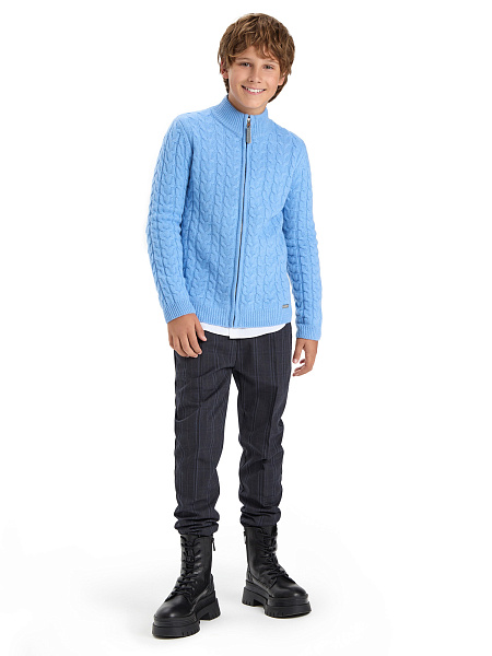 Кофта на молнии Super Fine Merino Wool для мальчиков, фото 2