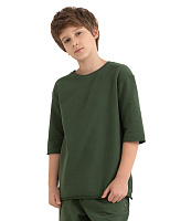 Футболка детская для мальчиков серии Cotton Олива