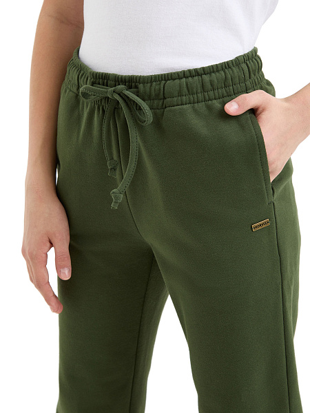 Брюки-джоггеры детские для мальчиков серии Cotton, цвет олива, фото 3