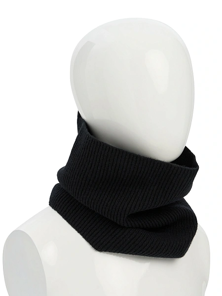 Снуд из шерсти, цвет черный, фото 1