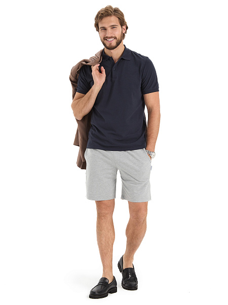 Шорты Cotton ORGANOMICA мужские укороченные, цвет светло-серый, фото 1