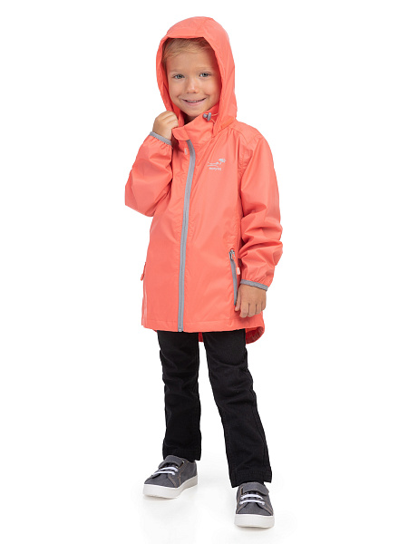 Ультралегкая куртка-ветровка для мальчиков из мембраны, цвет лайм неон, фото 3