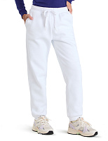 Джоггеры подростковые для девочек ORGANOMICA Cotton Белый