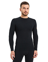 Термофуфайка мужская (футболка) для охоты и рыбалки серии HUNTER Черный