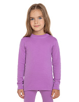 Термофутболка детская для девочек с длинным рукавом серии SOFT Лаванда