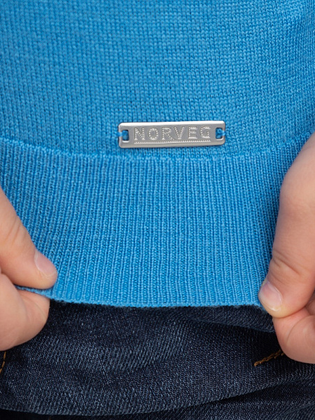 Свитер Cash Touch детский для мальчиков, цвет голубой, фото 6