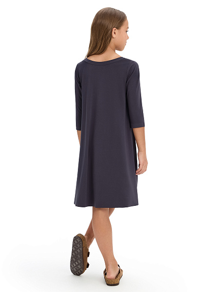 Платье Bamboo для девочки, цвет темно-серый, фото 3