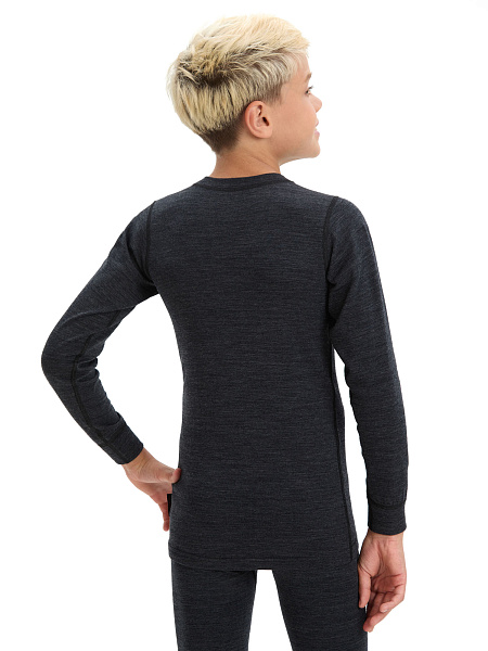 Термофутболка для мальчиков - подростков серии ACTIVE KIDS, цвет антрацит, фото 3