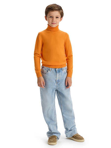 Свитер Cash Touch детский для мальчиков, цвет оранжевый, фото 5