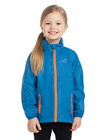 Ультралегкая куртка-ветровка для девочек из мембраны Синий