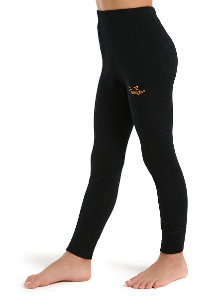 Термобелье кальсоны серии ACTIVE KIDS, двухслойное термобелье, цвет черный, фото 2