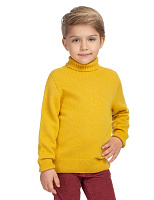 Cвитер СashmereMerino blend детский для мальчиков Горчичный