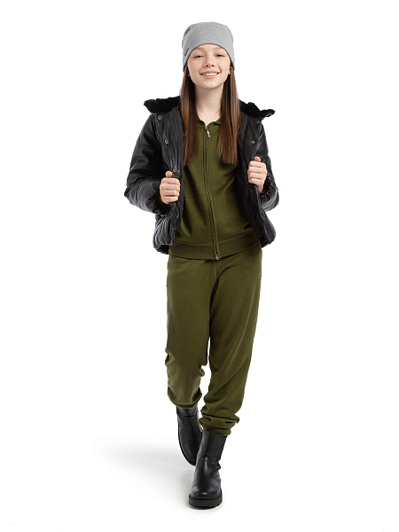 Костюм для девочек-подростков, цвет олива, фото 4