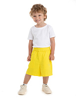 Шорты-бермуды из 100% льна для мальчиков Желтый