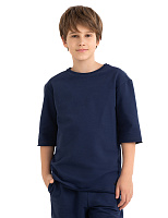 Футболка детская для мальчиков серии Cotton Темно-синий
