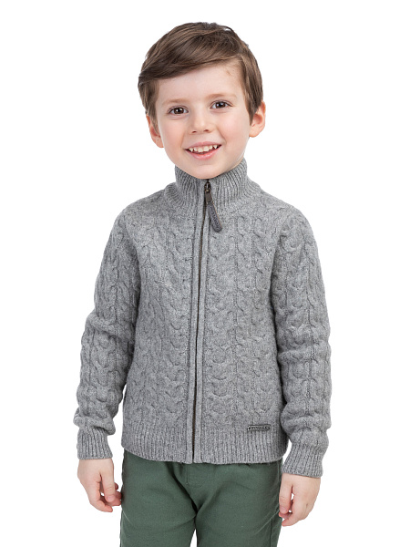 Кофта на молнии Super Fine Merino Wool, фото 1