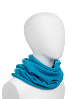 Теплый снуд из шерсти мериносов Бирюзовый