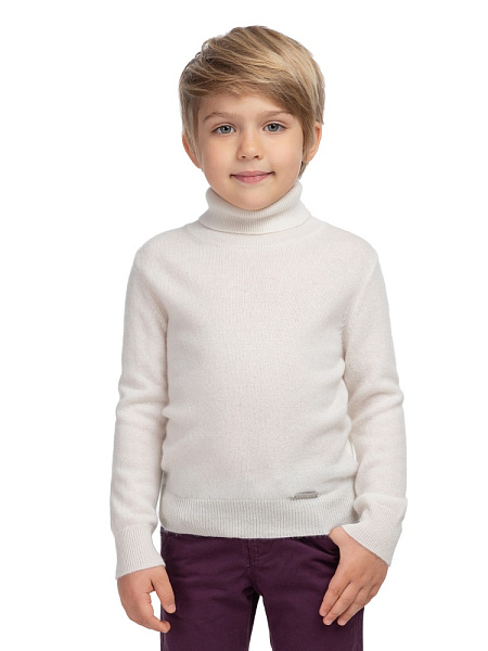 Свитер Cashmere детский для мальчика с высоким воротом, фото 1