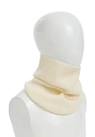 Снуд из шерсти для мальчиков Белый