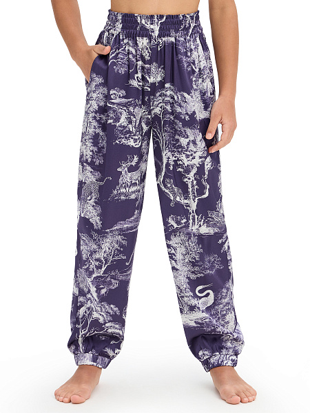 SILK Костюм для девочки, цвет принт темный toile de jouy, фото 6