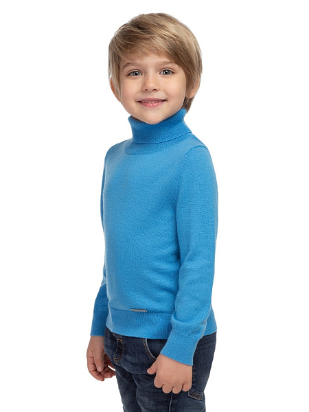 Свитер Cash Touch детский для мальчиков, цвет голубой, фото 3