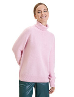 Свитер женский Cashmere&Merino blend oversize Светло-розовый