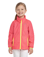 Ультралегкая куртка-ветровка для девочек из мембраны Розовый неон