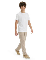 Брюки для мальчика серии LINEN Бежевый