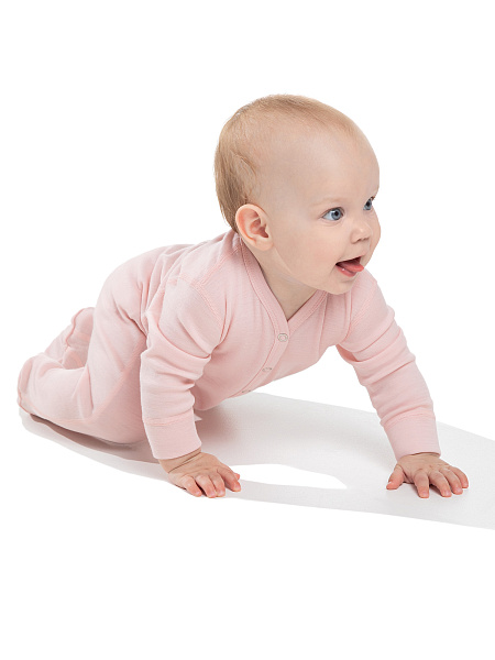 Комбинезон детский серии SOFT Woolmark, цвет розовый, фото 2