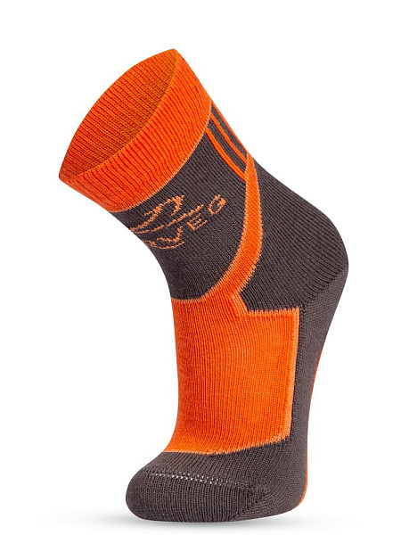 Термоноски детские для катания на лыжах серии CROSS COUNTRY, цвет коричневый, фото 2