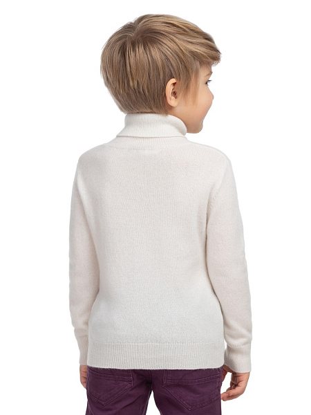 Свитер Cashmere детский для мальчика с высоким воротом, фото 4
