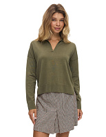 Джемпер-поло женский Хаки