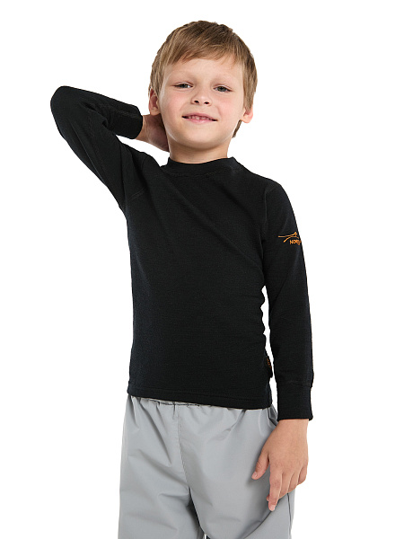 Термофутболка для мальчиков с длинным рукавом серии ACTIVE KIDS, двухслойное термобелье, фото 2