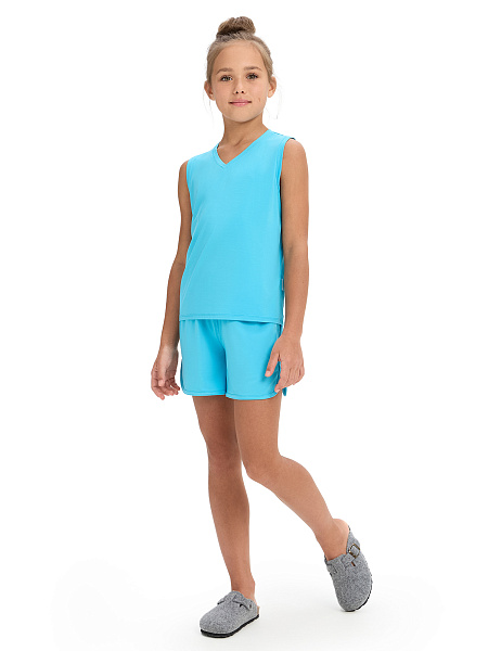 Шорты Bamboo для девочек, цвет бирюзовый, фото 4