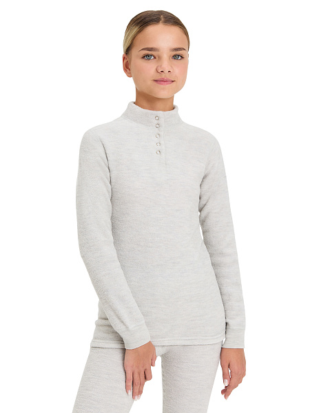 Термобелье фуфайка для девочек - подростков серии "-60°C", цвет жемчуг, фото 1