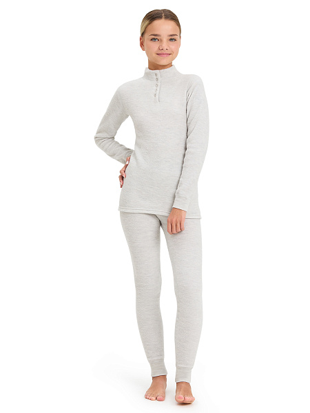 Термобелье фуфайка для девочек - подростков серии "-60°C", цвет жемчуг, фото 5