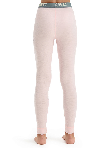 Термолеггинсы детские для девочек-подростков серии SOFT. Знак Woolmark, цвет розовый, фото 2