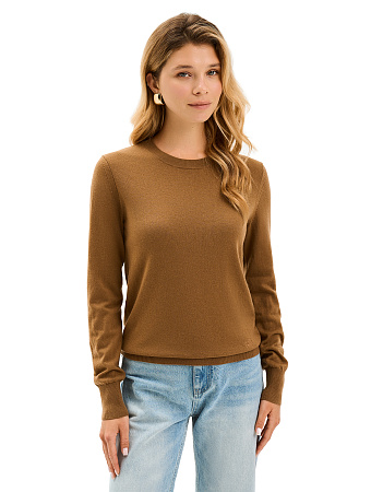 CashTouch Джемпер женский с круглым воротом, цвет миндаль, фото 1