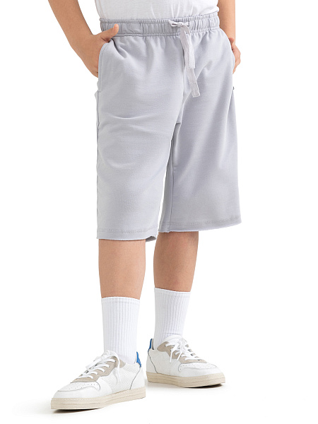 Шорты детские для мальчика Cotton, цвет светло-серый, фото 3