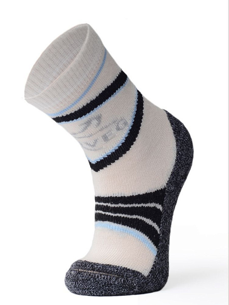 Детские носки для коньков серии ICE SKATING, цвет молочный, фото 2