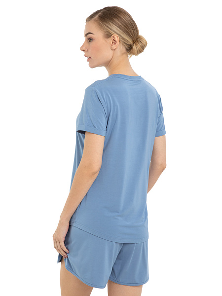 Футболка женская серии Bamboo, цвет лаванда, фото 4