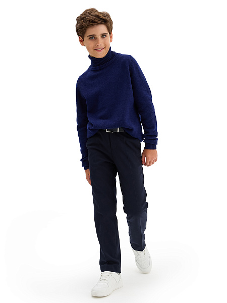 Свитер Merino Base детский для мальчиков, цвет темно-синий, фото 5