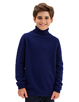 Свитер Merino Base детский для мальчиков Темно-синий