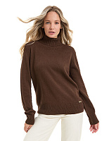 Свитер женский Cashmere&Merino blend oversize Шоколад