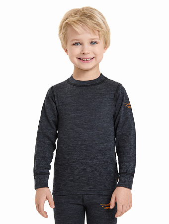 Термофутболка для мальчиков с длинным рукавом серии ACTIVE KIDS, двухслойное термобелье, фото 1